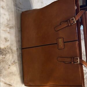 Badgley Mischka Brown Tote Bag